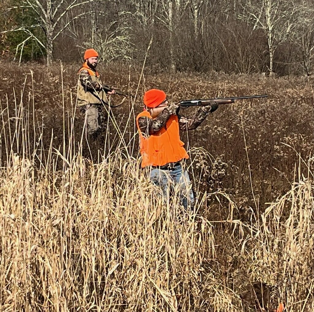 Taking my wife hunting is a treat for us both.
